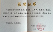 “基于工作過程的《液壓傳動(dòng)與氣動(dòng)技術(shù)》課程建設(shè)與實(shí)踐”榮獲2013年高等教育自治區(qū)級(jí)教學(xué)成果三等獎(jiǎng)